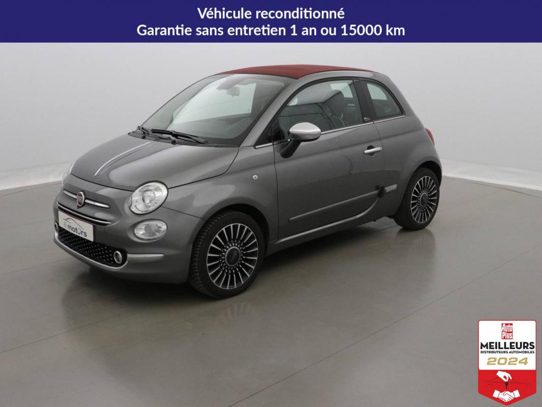 FIAT 500C - 0.9 105 CH TWINAIR S&AMP;S - LOUNGE + JANTES 16" (2018)