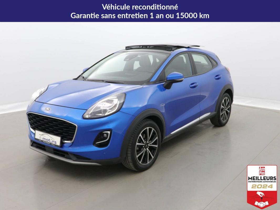 FORD PUMA - 1.0 ECOBOOST 125 DCT7 TITANIUM +TOIT +CAMÉRA (2020)